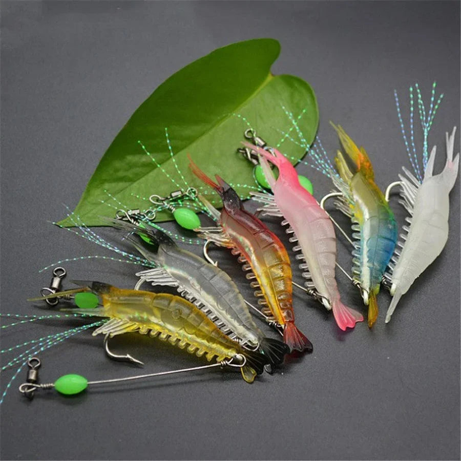 Shrimp Lures Fishing Lures Artificial Fishing Bait Isca Artificial  Ascesorios Pesca