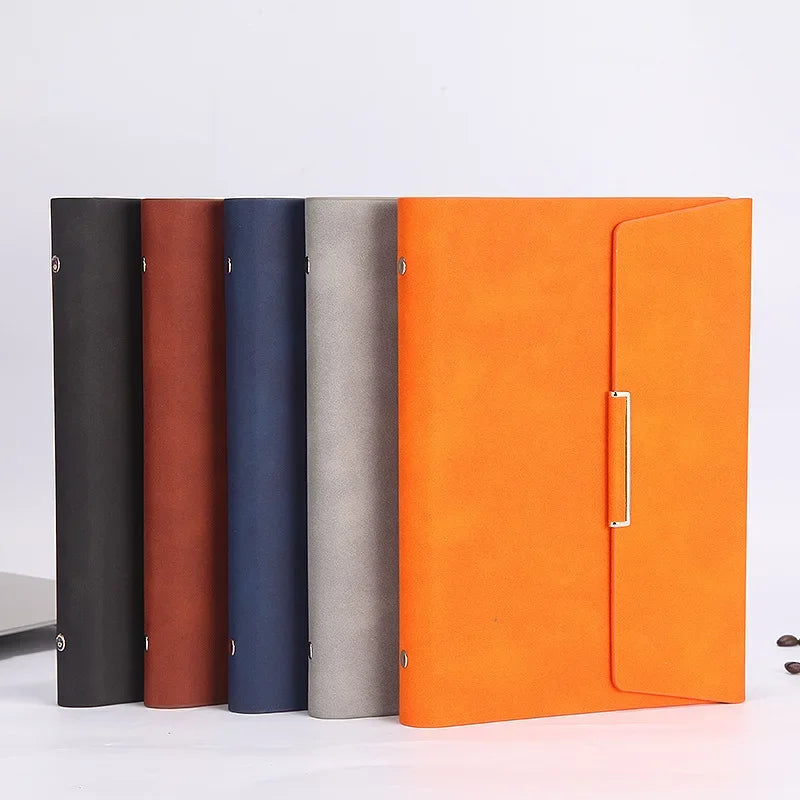 Binder Notebook Pu Leather Bible Notepad Folder A5 B5 Diary Weekly Planner Agenda Planner Note Books Travel Journal