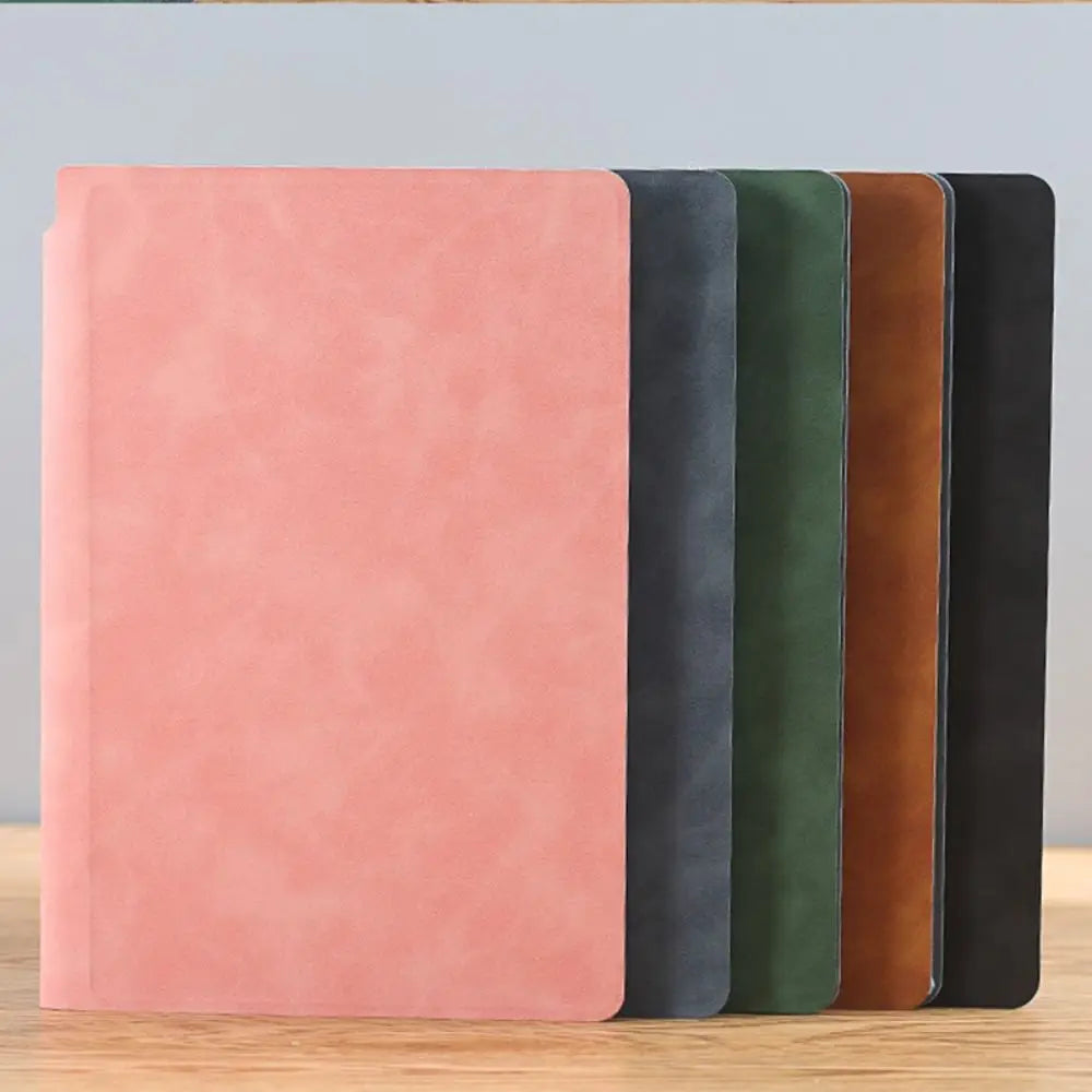 Reusable A4 Whiteboard Notebook With Whiteboard Pen Leather Erasable Whiteboard Draft Stationery With Erasing Cloth Memo Pad