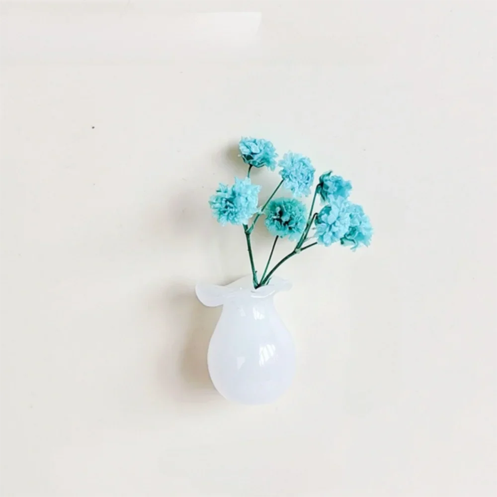 Simulation Mini Vase Fridge Magnets Whiteboard Decoration Durable Vase Magnets for Fridge Home Decor Creative