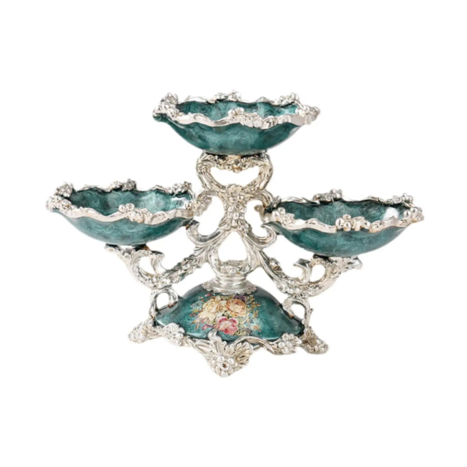 Tiered Fruit Plate European Dessert Plate for Wedding Restaurant Kitchen