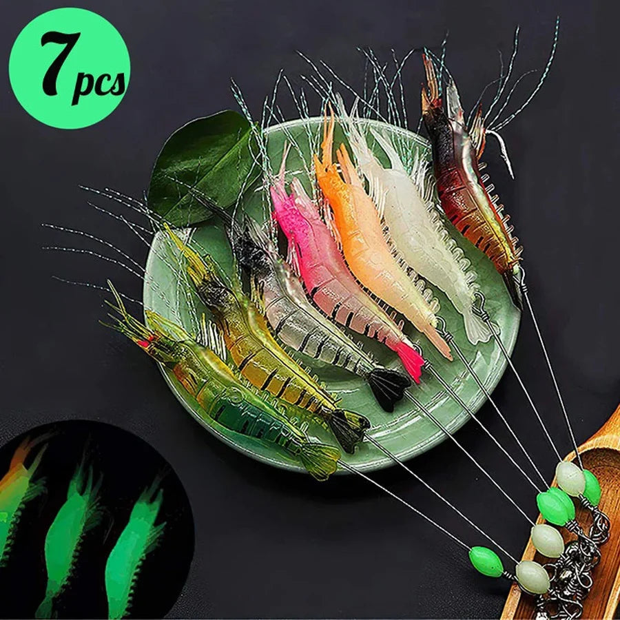 Shrimp Lures Fishing Lures Artificial Fishing Bait Isca Artificial  Ascesorios Pesca