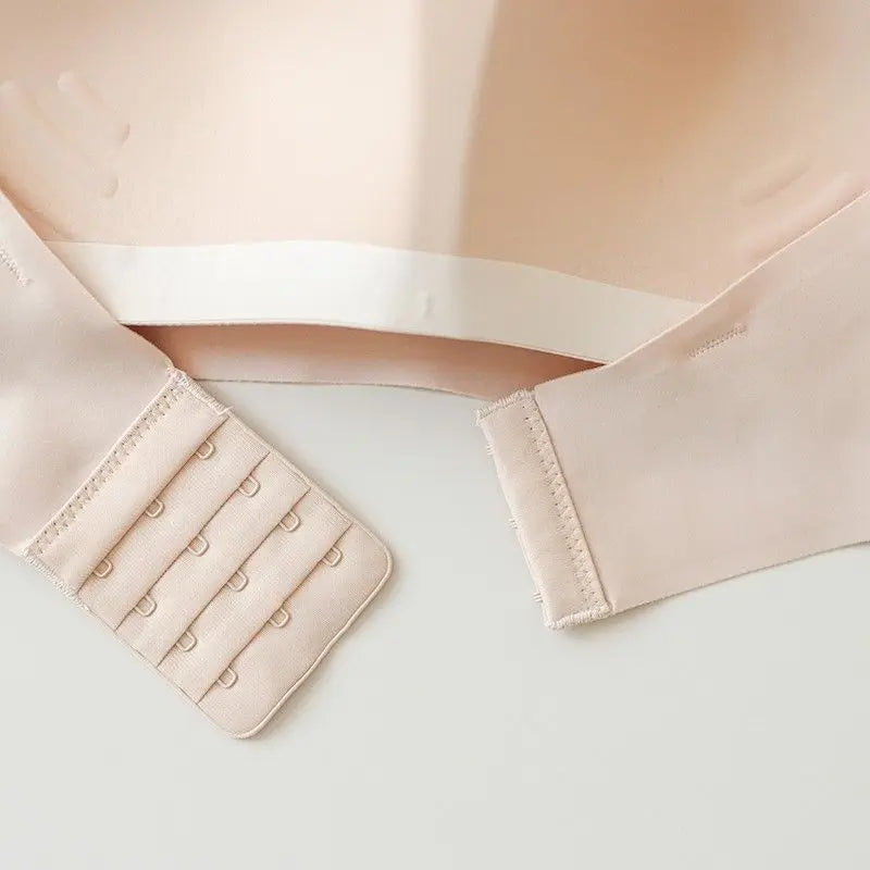Strapless women's no-scar, no-steel rims, top support, close-fitting bra, small breasts make larger, detachable shoulder straps