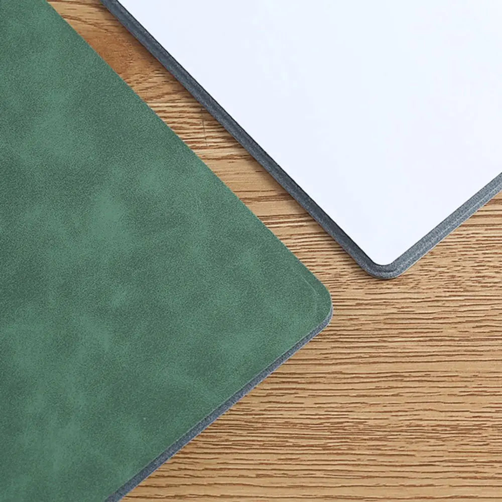 Reusable A4 Whiteboard Notebook With Whiteboard Pen Leather Erasable Whiteboard Draft Stationery With Erasing Cloth Memo Pad