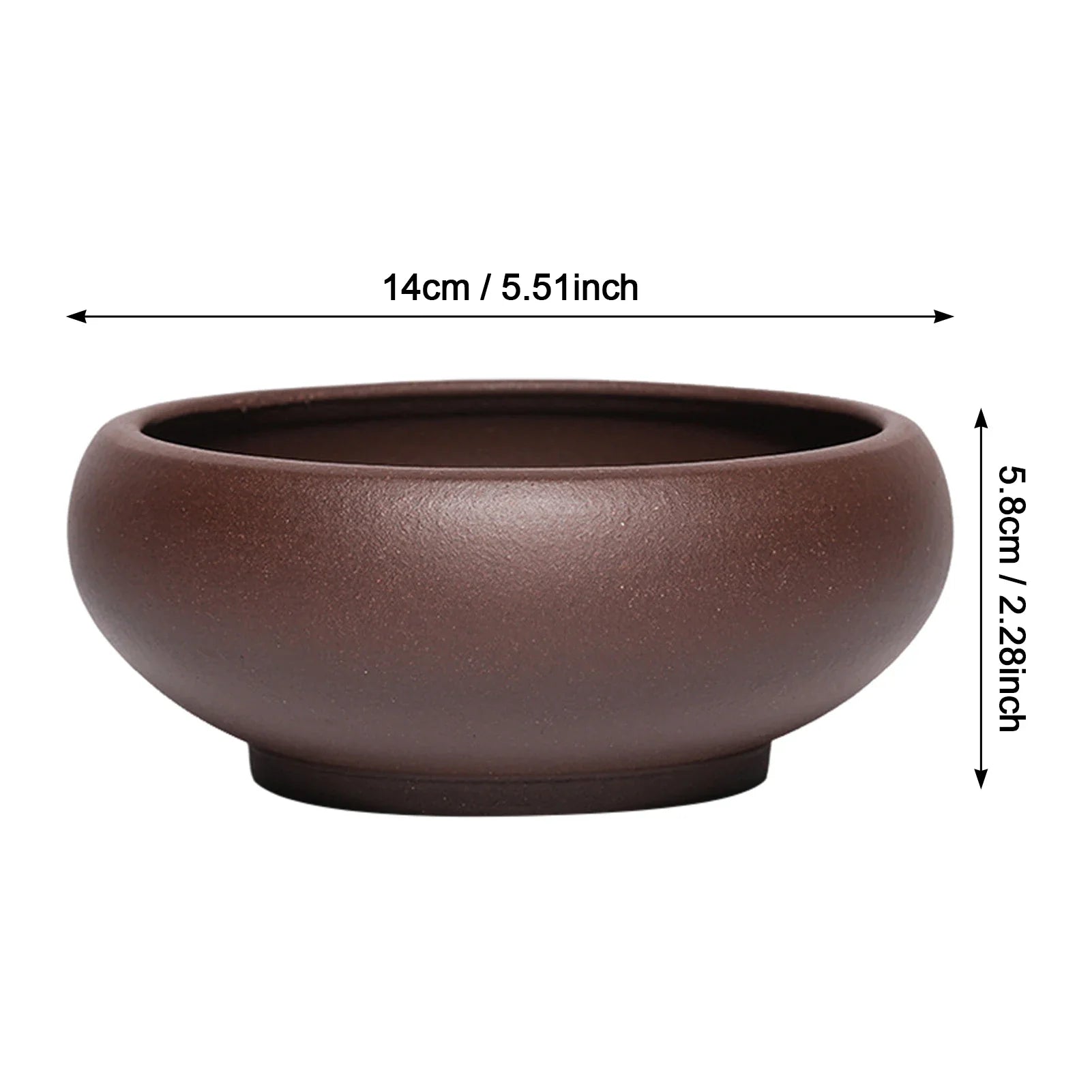 Flowerpot Red Stoneware Flower Pots With Drain Hole Elegant Promote Healthy Growth Planter For Balcony Living Room Bedroom