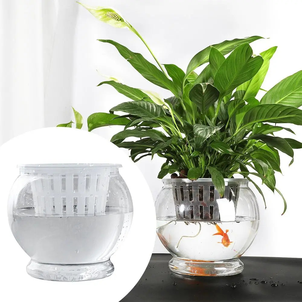 Durable Self Watering Lazy Plant Pot Including Liner Garden Supplies Soil Flower Pot with Handle Potted Flower Pot