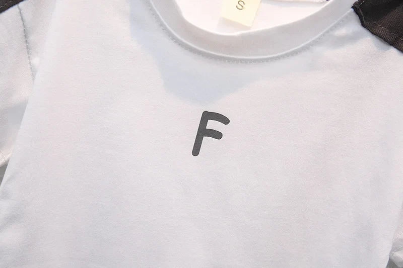 New Summer Baby Boys Clothes Sets Fashion Cotton Letter Printing T-shirts+Tooling Shorts 2pcs Kids Outfits for Infant Tracksuit