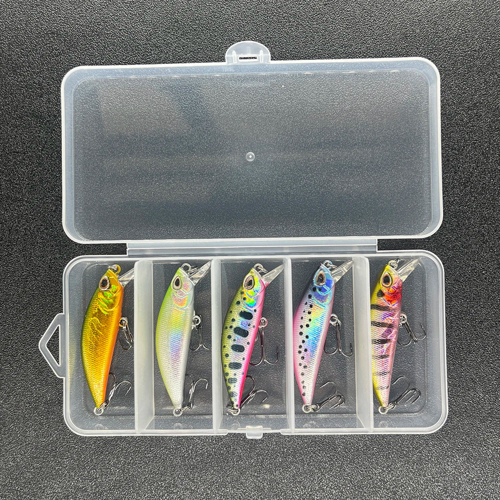 Fishing Lure Micro Minnow Wobbler Sinking Artificial Hard Bait Jerkbait Small Stream Decoy For Trout Bass Carp