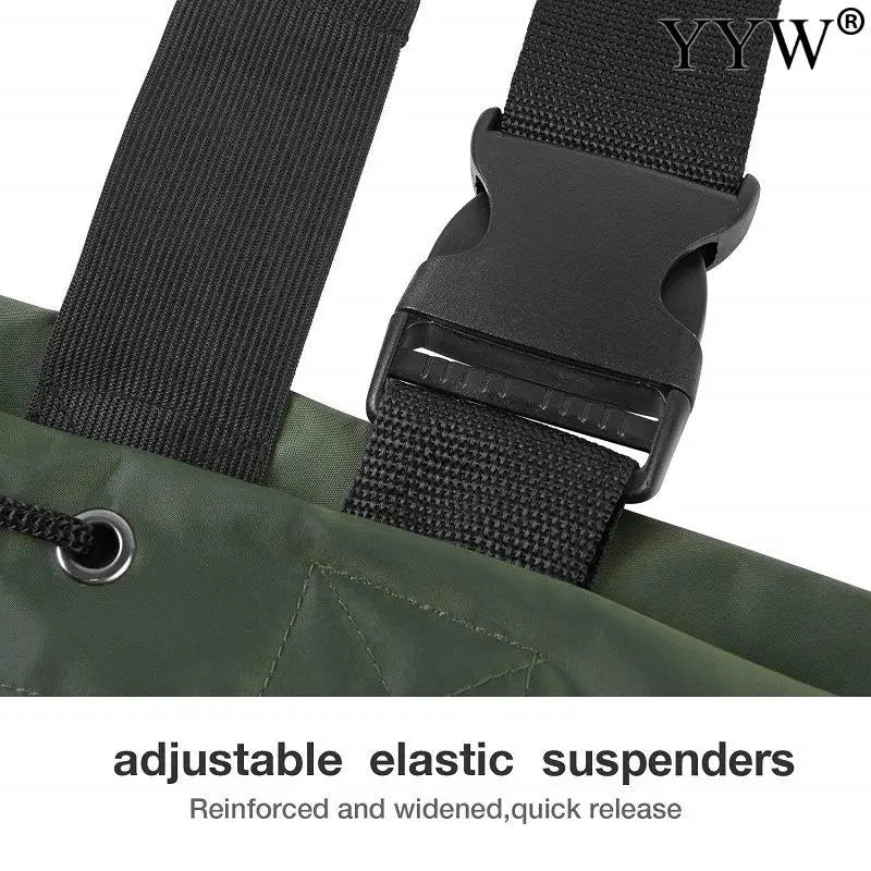 Fishing Wader Pants Overalls With Boots Set Adult Men Women Chest-Lenght Hunting Rice Transplanting Waterproof Trousers Suit