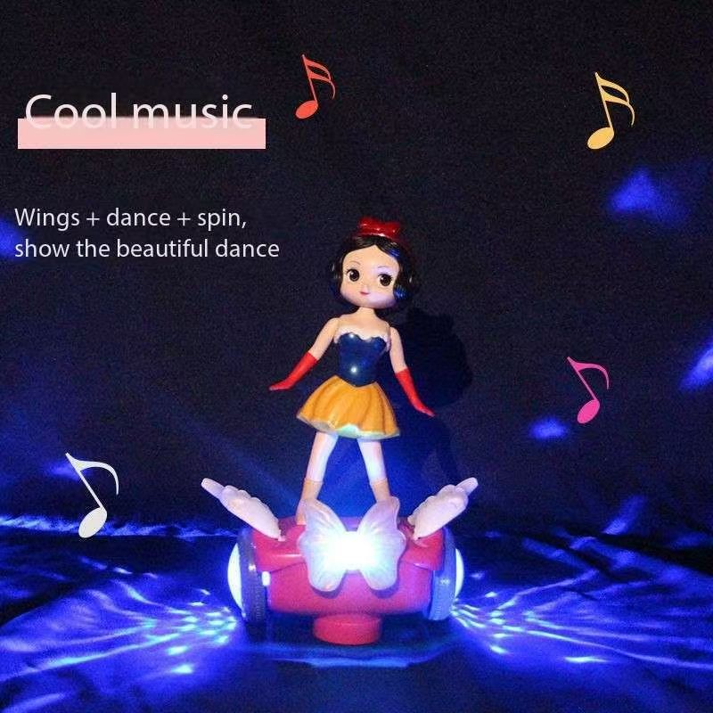 Ice princess balancing car Bangladesh kids musical toy with lights and automatic movement