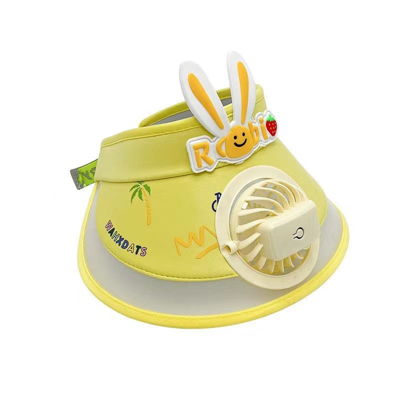Summer Cap With rechargeable Fan For Kids & Adult (Available)