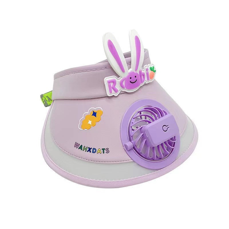 Summer Cap With rechargeable Fan For Kids & Adult (Available)
