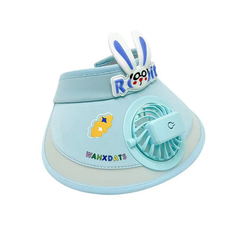 Summer Cap With rechargeable Fan For Kids & Adult (Available)
