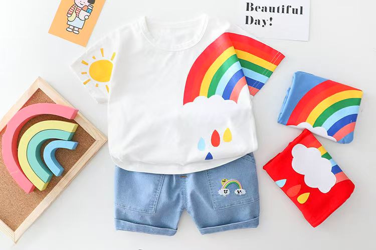 Baby Rainbow Dress Bangladesh - Original Imported Colorful Baby Party Dress