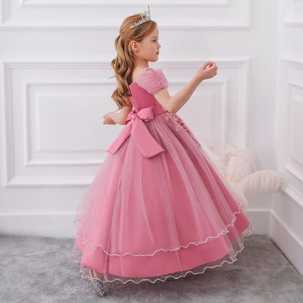 Girls Princess Long Gown Bangladesh original imported elegant long party gown for kids