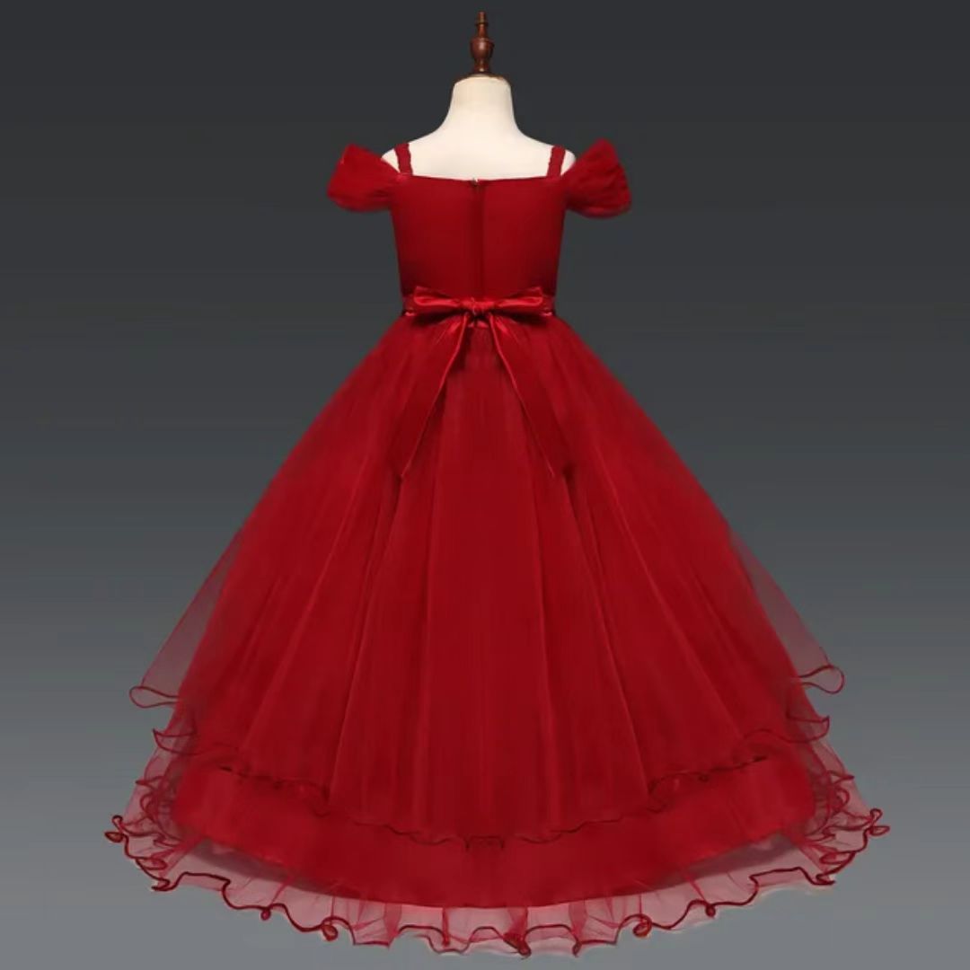 Girls Princess Long Gown Bangladesh original imported elegant long party gown for kids