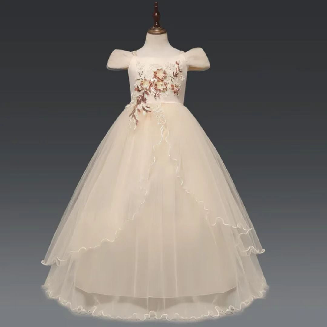 Girls Princess Long Gown Bangladesh original imported elegant long party gown for kids