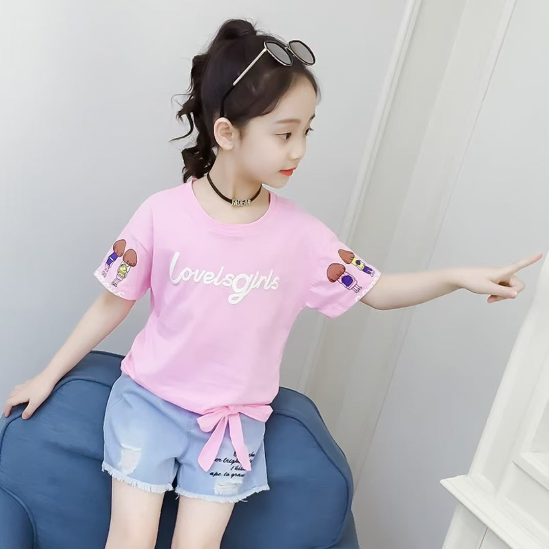 Girls Western Dress Set Bangladesh - Original Imported Stylish Kids Outfit