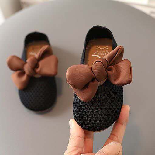 Summer New Children's Shoes Fashion Soft Bottom Baby Breathable Little Princess Hole Mesh Shoes (Available)