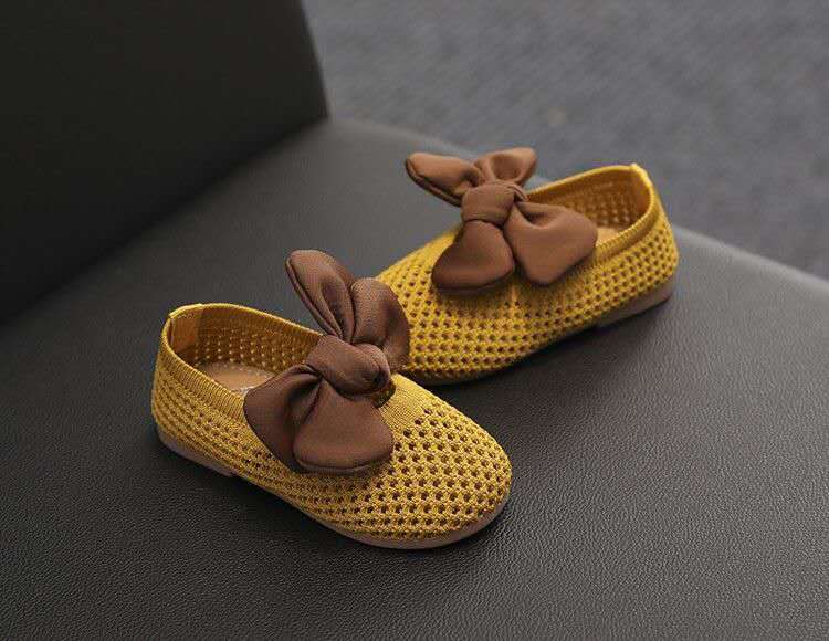 Summer New Children's Shoes Fashion Soft Bottom Baby Breathable Little Princess Hole Mesh Shoes (Available)