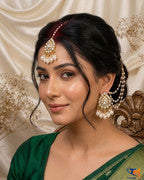 Luxury Golden Necklace & Earring Set