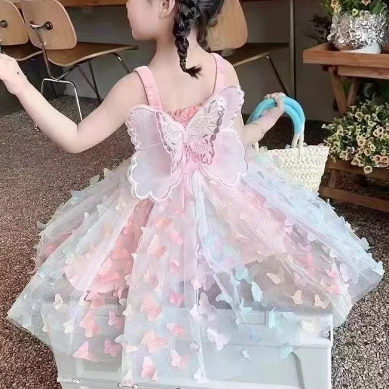 Style Rainbow Suspender Skirt For Children's Dress (Available)