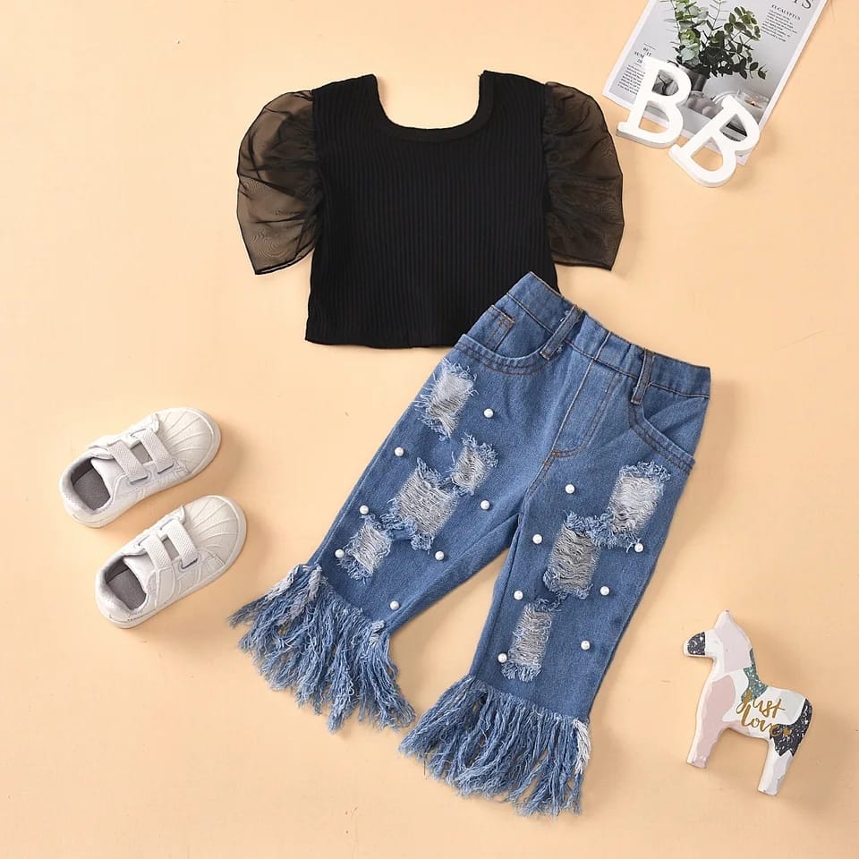 Girls Western Dress Set (Available)