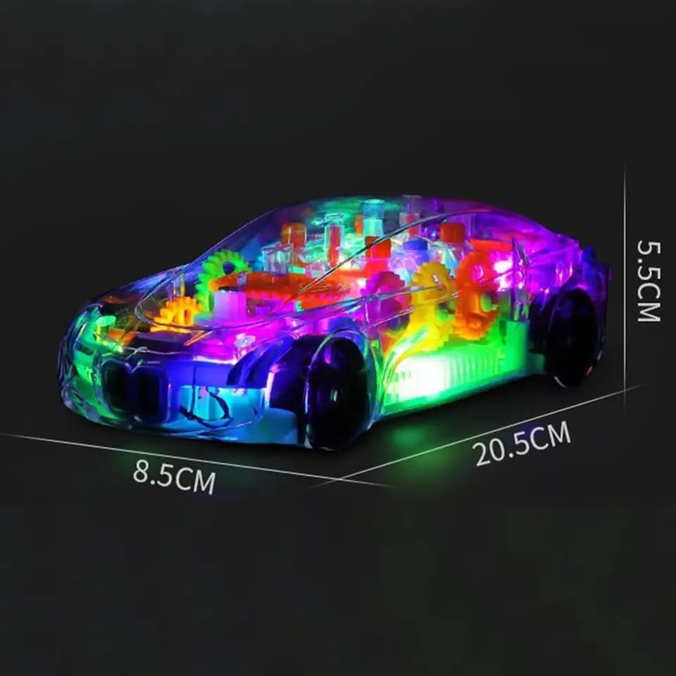 Musical lighting car Bangladesh kids LED light and sound moving toy car educational fun toy