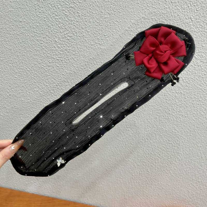Simple head flower hair with flower buds (Available)