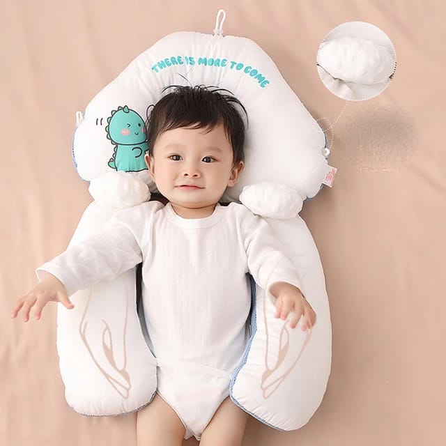Baby Sleeping Pillow Head & Neck Support with Arm Wedge Pacifier (Available)