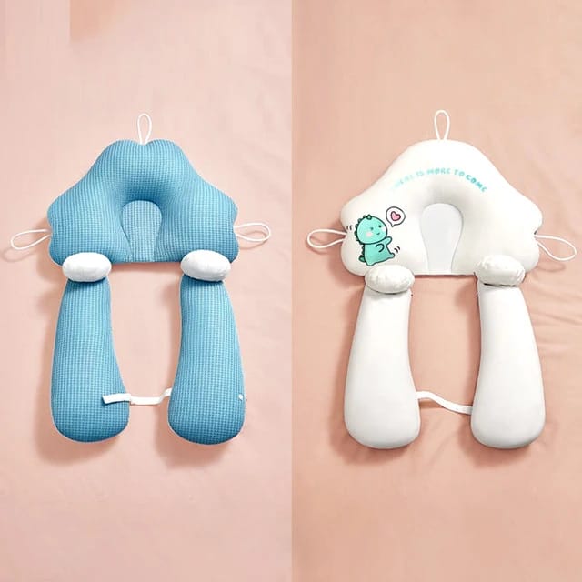 Baby Sleeping Pillow Head & Neck Support with Arm Wedge Pacifier (Available)