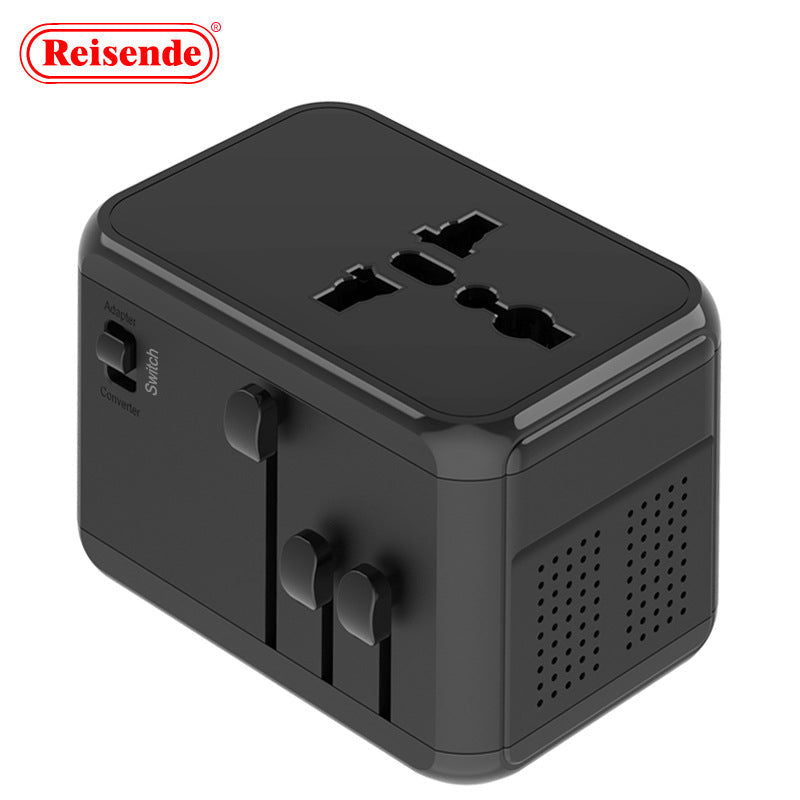 Universal travel adapter Bangladesh international wall charger with USB-A ports multi country plug converter for travel