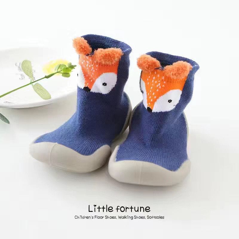 Cute cartoon animals toddler baby socks shoes (Available)