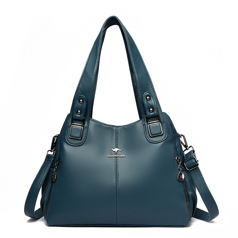 Women Large Capacity Shoulder Bag Fashion Elegant Crossbody Tote Bag Vintage Style Bangladesh