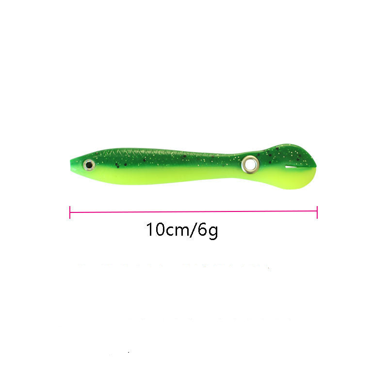 Soft Swimming Fishing Lure with realistic swimming action for bass, trout, pike, and freshwater fishing