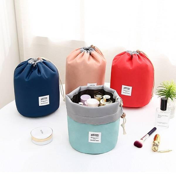 Women travel cosmetic organizer Bangladesh foldable waterproof makeup storage bag with compartments