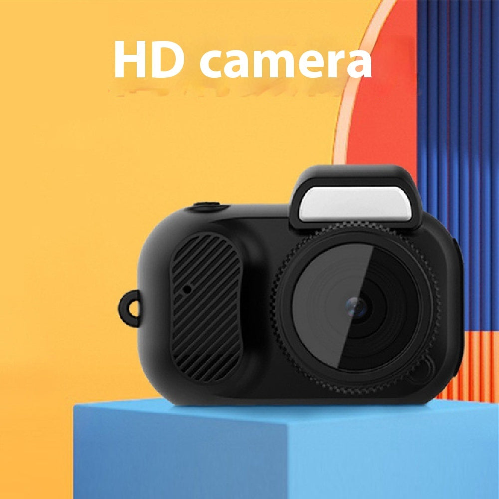 Retro Mini Digital Camera with 1080P HD recording, built-in display screen, and portable vintage design