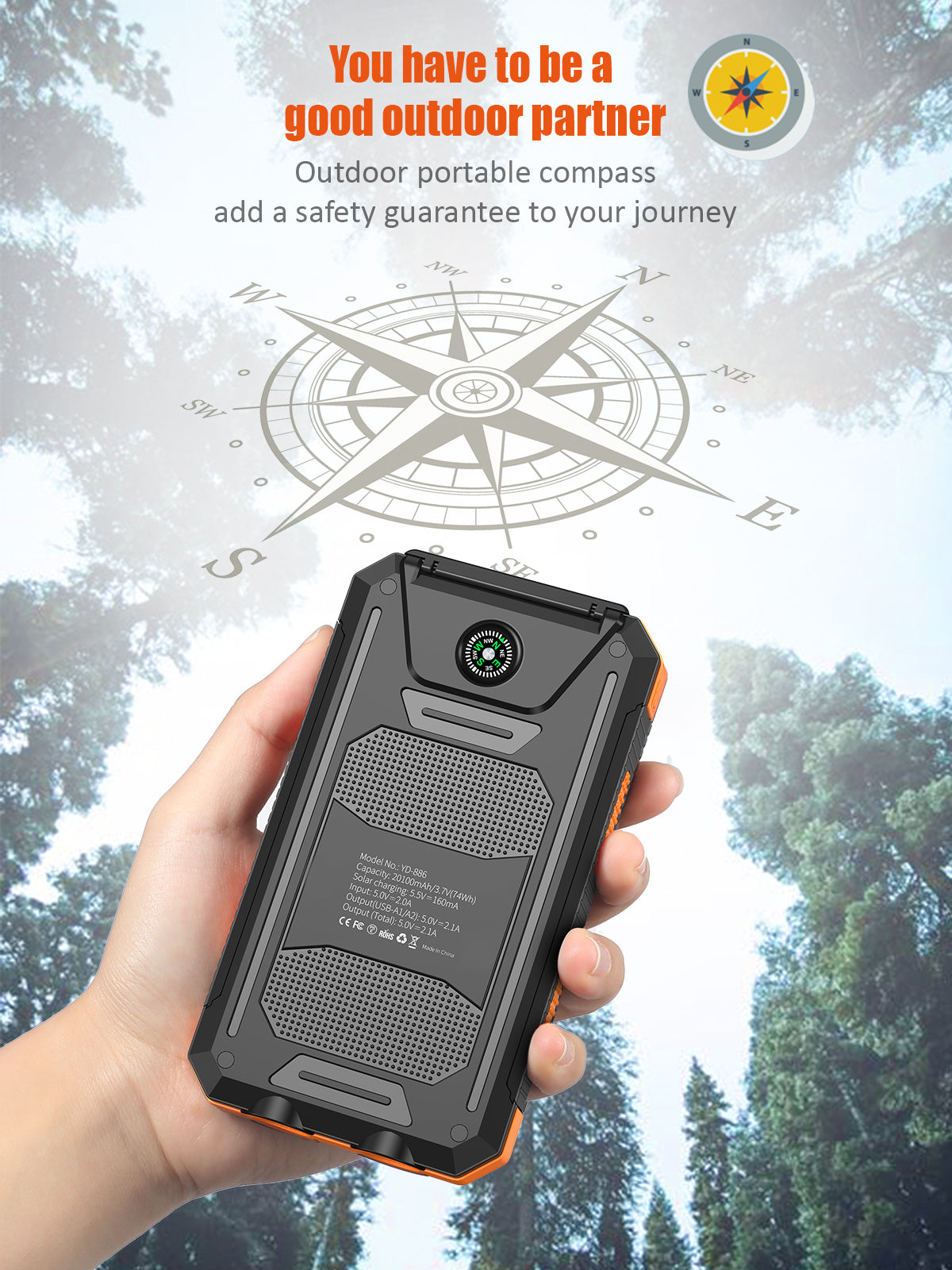 Solar Power Bank For Life Lights