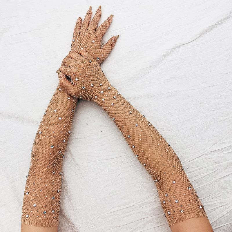 Stockings Mesh Long Gloves Wedding Accessories