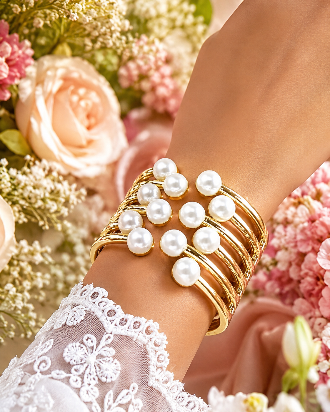 Pearl Cuff Bracelet