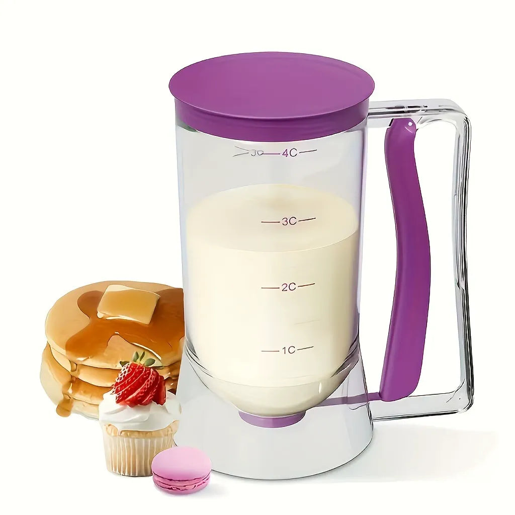 New batter dispenser batter funnel cup cake handheld dispenser measuring cup baking tool