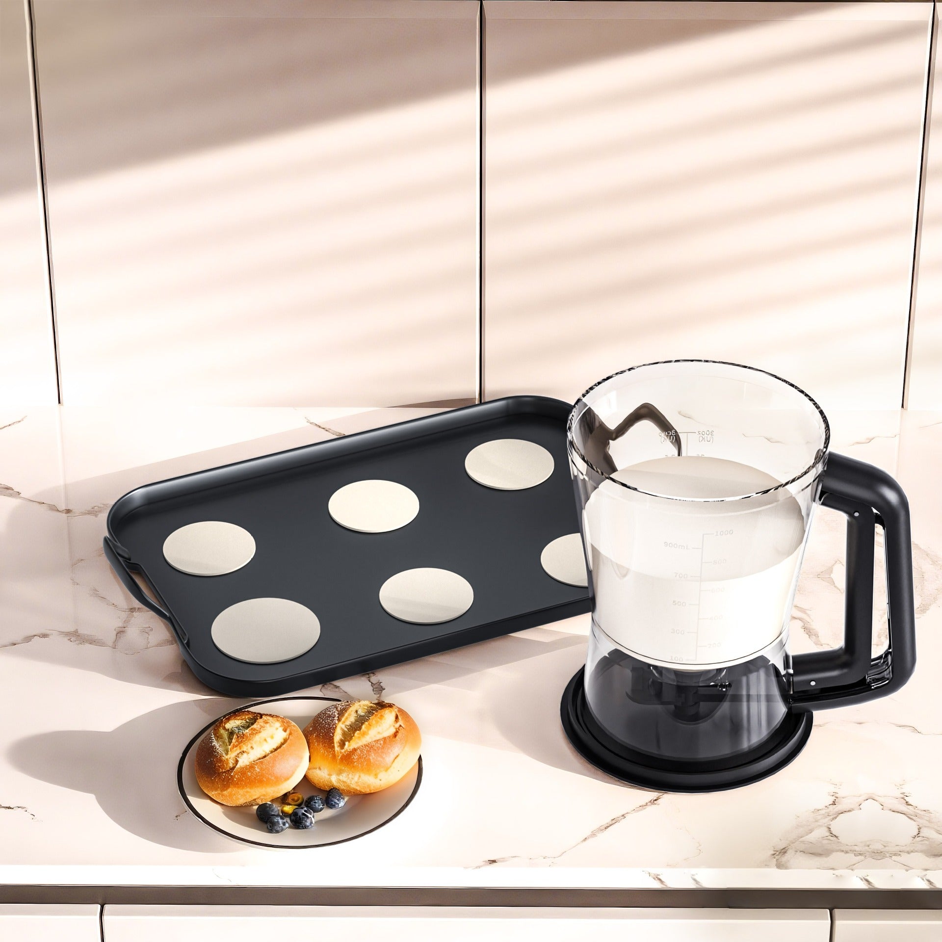 New batter dispenser batter funnel cup cake handheld dispenser measuring cup baking tool
