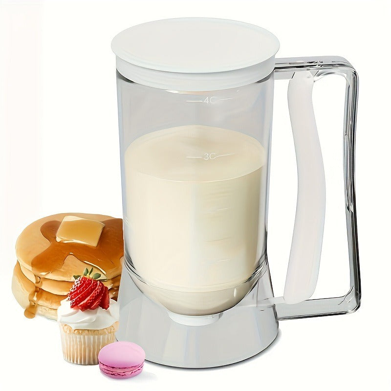 New batter dispenser batter funnel cup cake handheld dispenser measuring cup baking tool