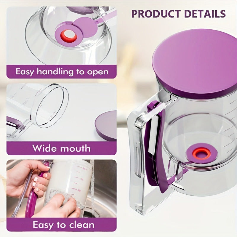 New batter dispenser batter funnel cup cake handheld dispenser measuring cup baking tool