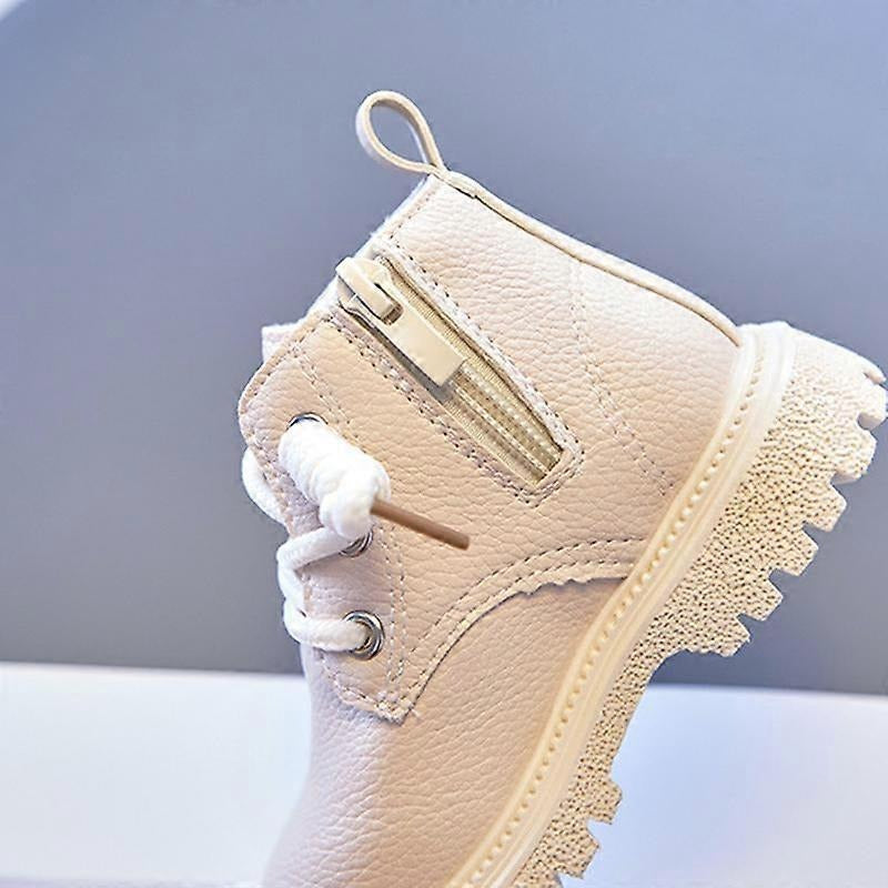 Baby Kids Short Boots Boys Shoes Autumn Winter Leather Children Boots Fashion Toddler Girls Boots Boots Kids Snow Shoes (Available)