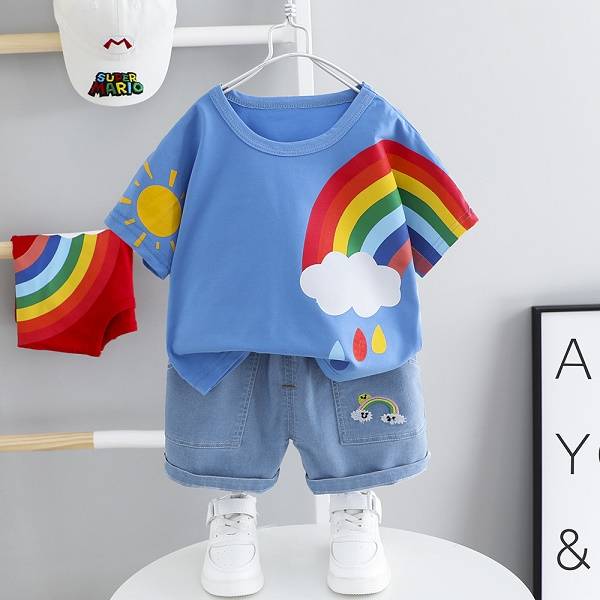 Baby Rainbow Dress Bangladesh - Original Imported Colorful Baby Party Dress