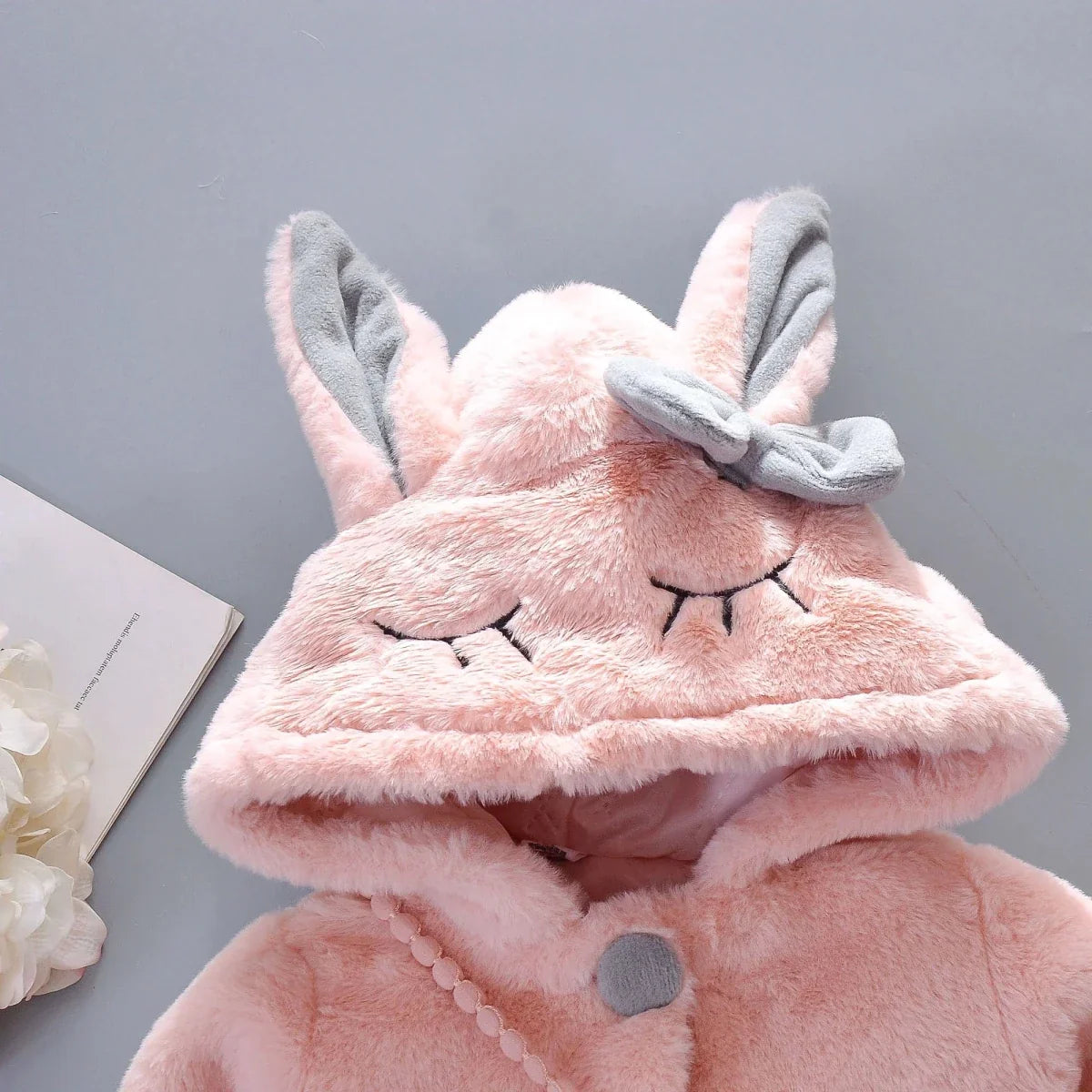 New Winter Coat Baby Girl Cold Protection Cute Hooded Coat With Free Bag For Kids (Available) (Copy) - Mom & Kids