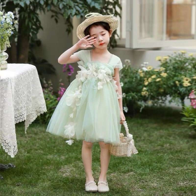 Flower Dress/ Dress Pesta Anak Perempuan Import (Available)
