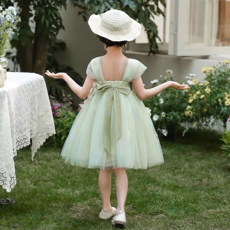 Flower Dress/ Dress Pesta Anak Perempuan Import (Available)
