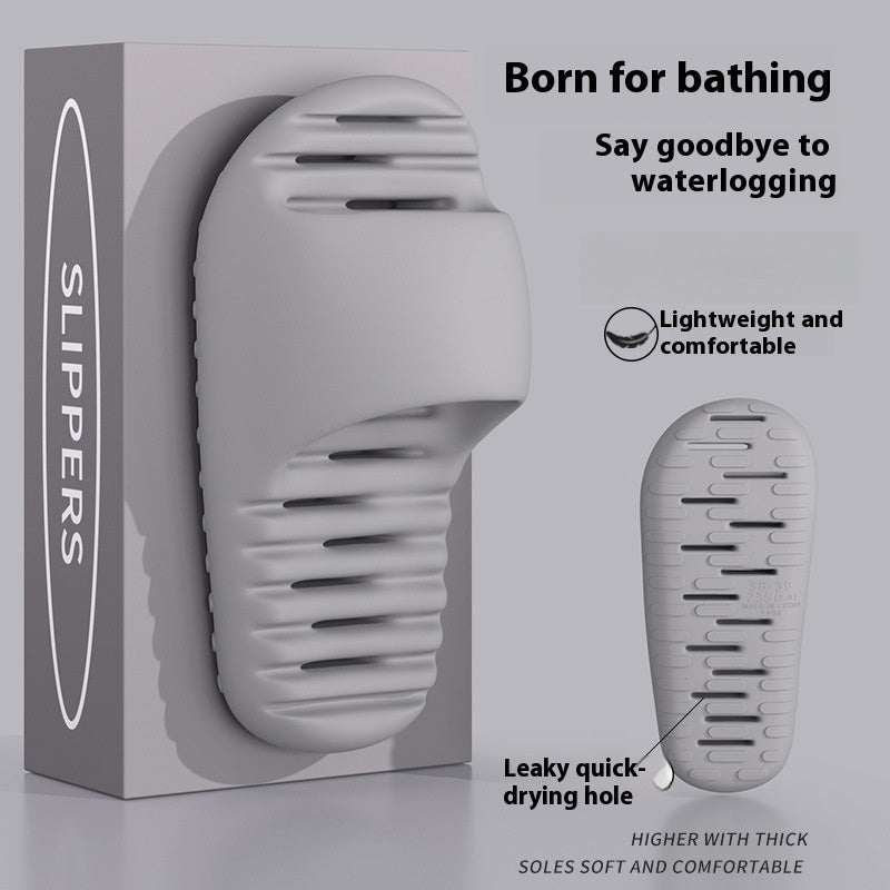 Quick-drying Bathroom Women's Wear-resistant Mute Slippers (Available) - Mom & Kids